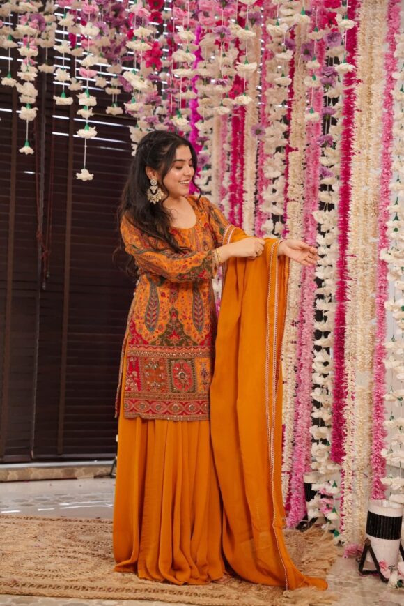 Vidya heavy embroidered suit set - Image 4