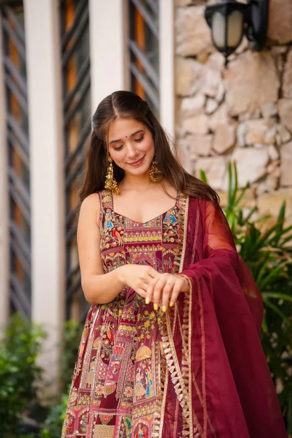 Jharokha Heavy Maxi Set - Image 2