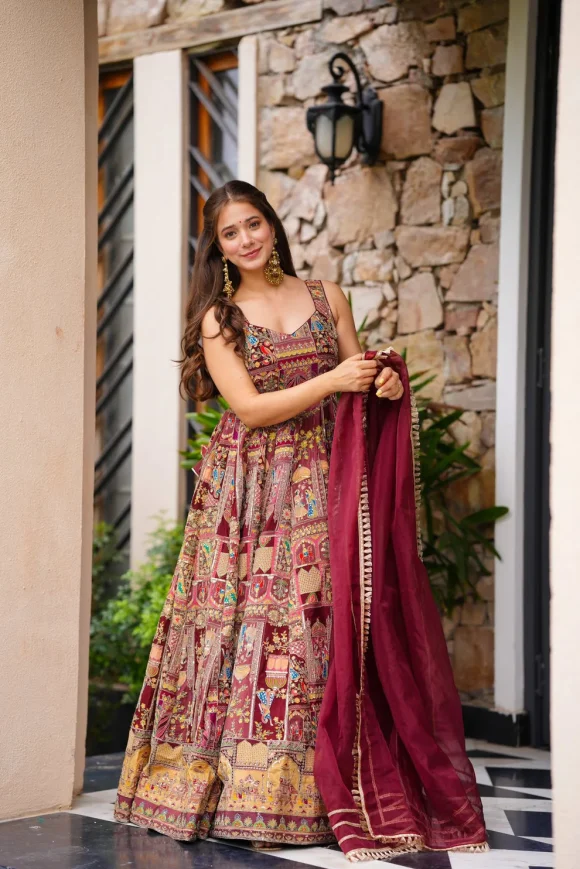 Jharokha Heavy Maxi Set