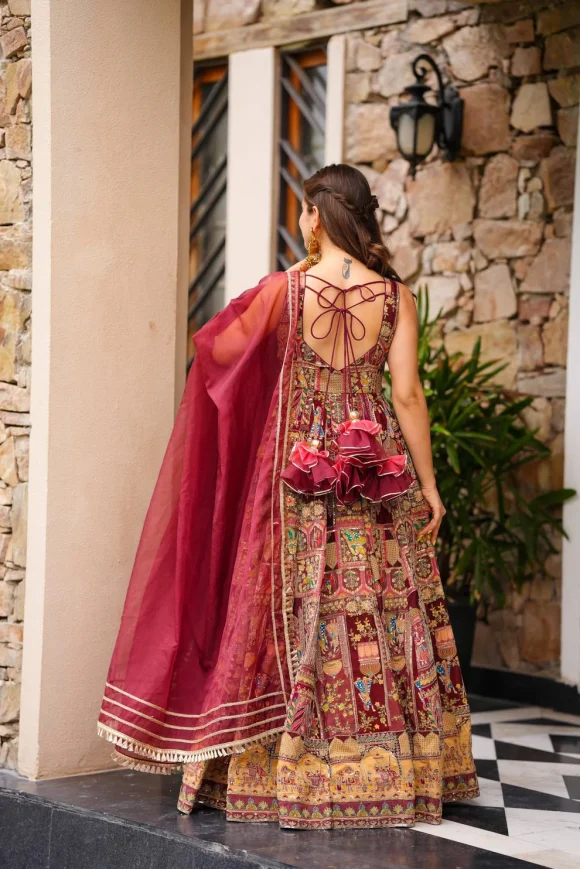 Jharokha Heavy Maxi Set - Image 6