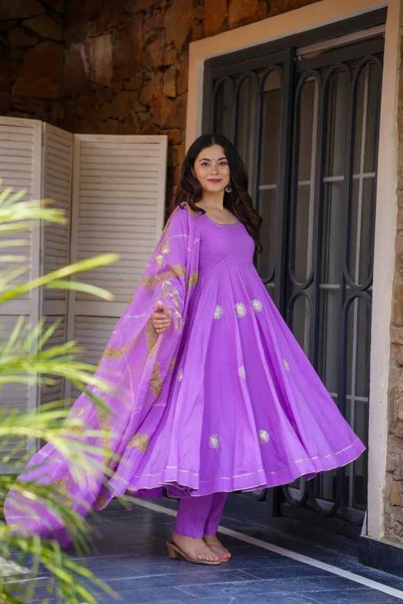 Ziya Purple Kurta Set - Image 5