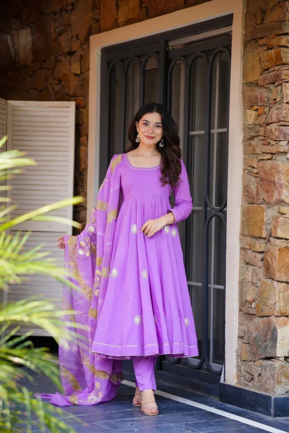 Ziya Purple Kurta Set - Image 6