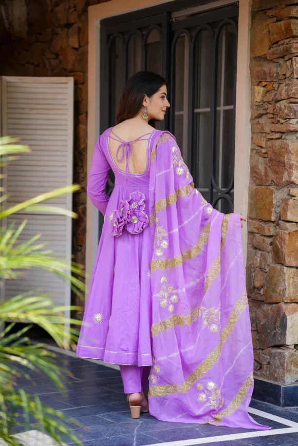 Ziya Purple Kurta Set - Image 7