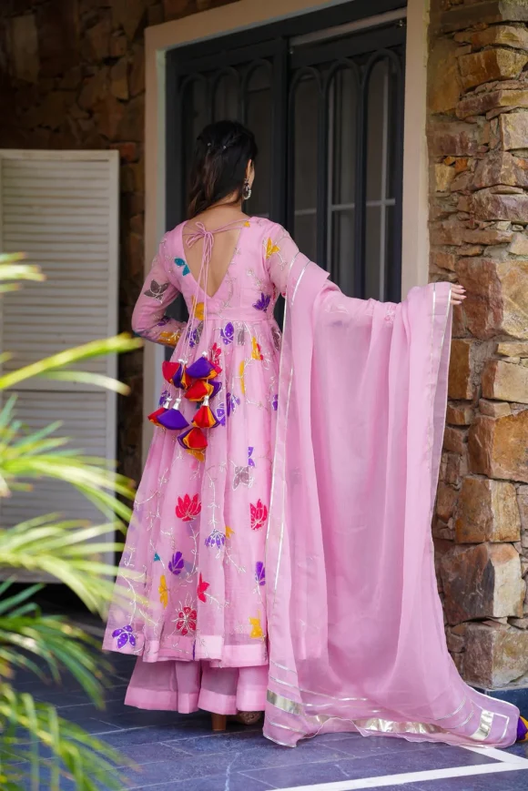 Jaipuri Petals Suit Set - Image 7