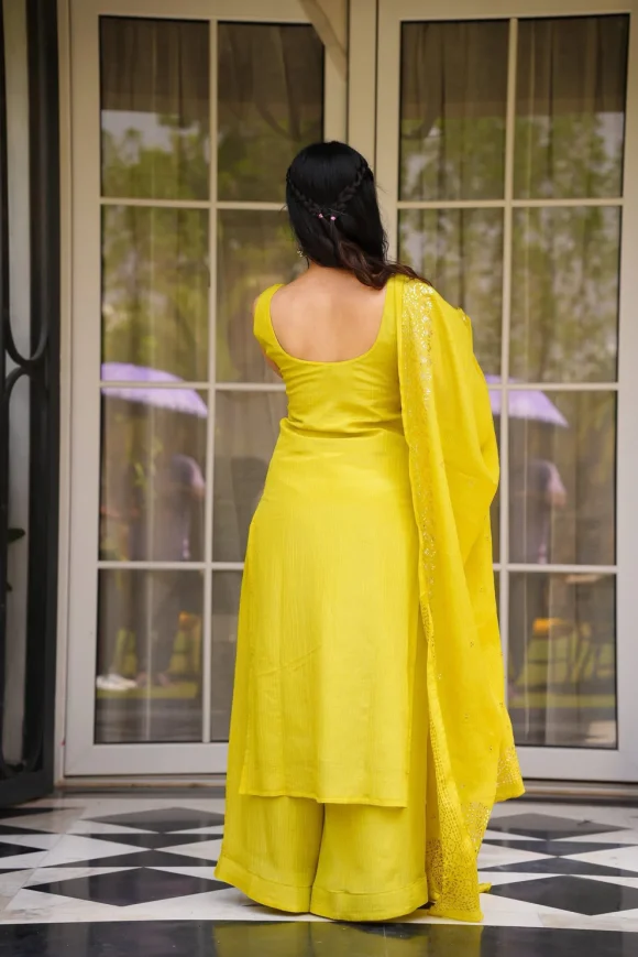 Lemon Luxe Kurta Set - Image 6