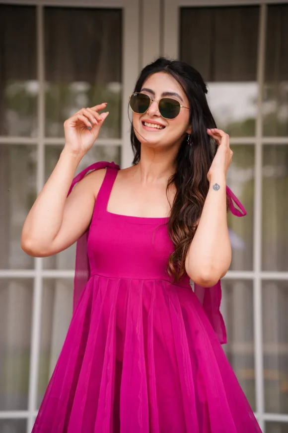 Rhea Rose Mini Dress - Image 2