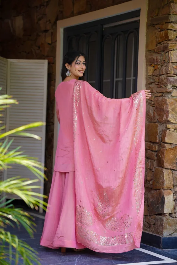 Nilofer Cosmos Kurta Set - Image 6