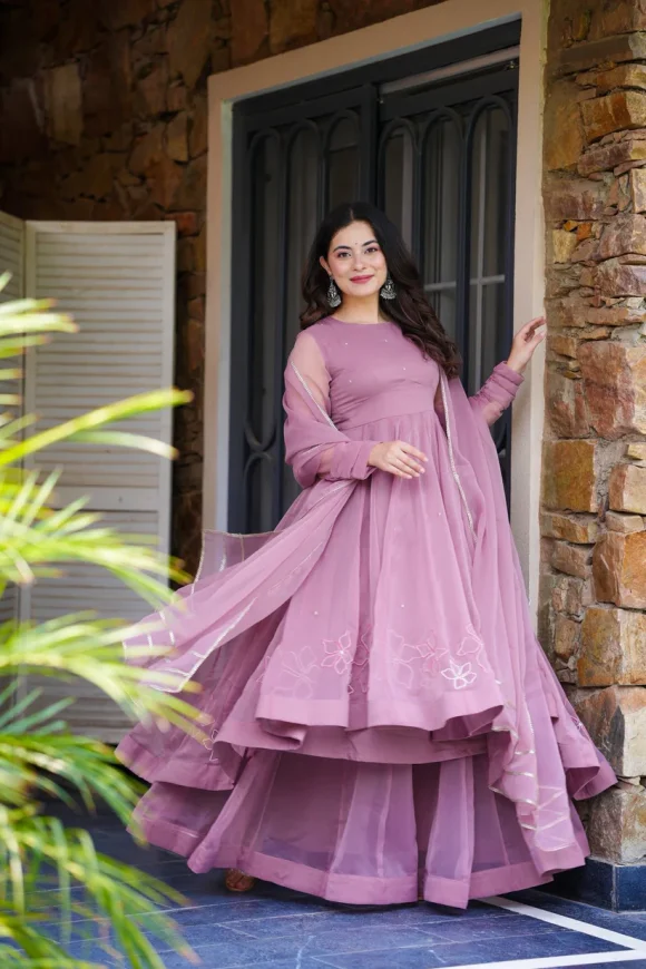 Trishika Organza Suit Set - Image 3