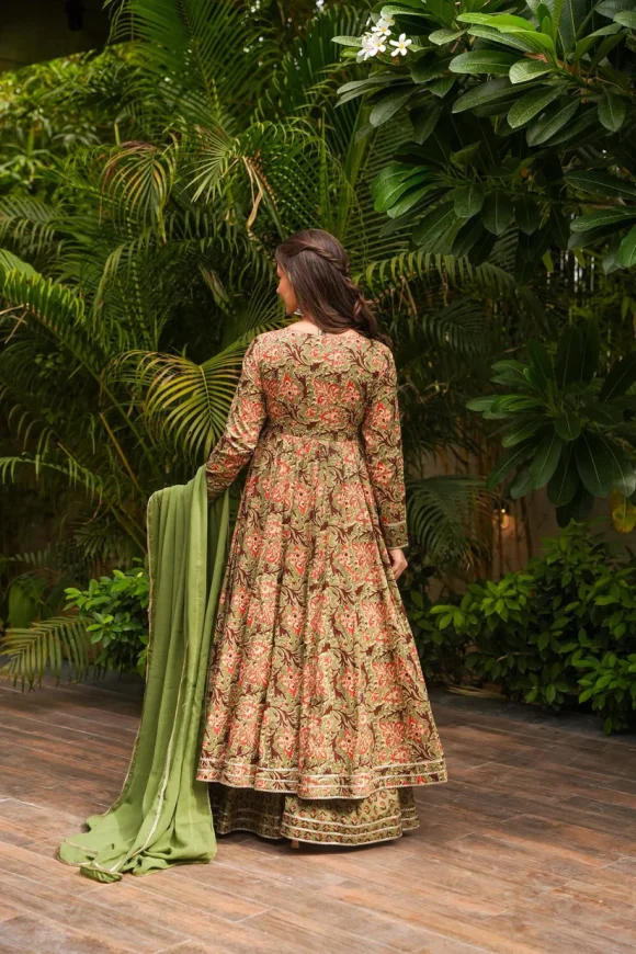 Floral Rustique Cotton Suit Set - Image 6